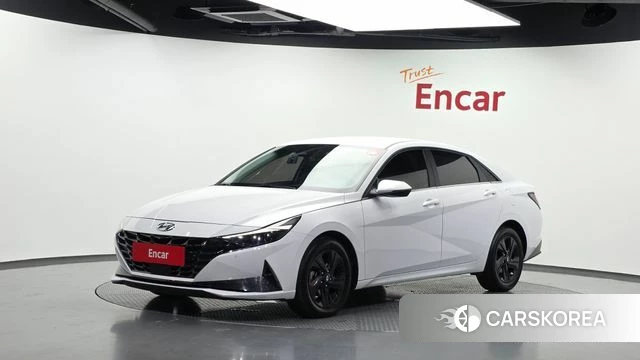 Hyundai Avante (CN7) 2020 Белый из Кореи