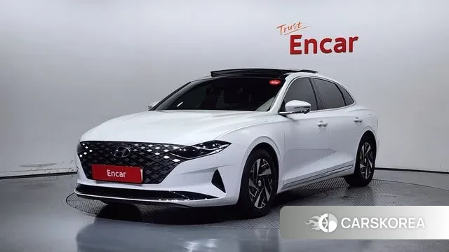 Hyundai The New Grandeur IG Hybrid 2019 Белый из Кореи