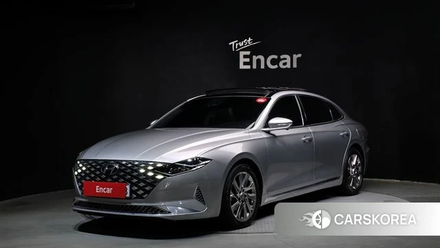 Hyundai The New Grandeur IG Hybrid 2021 Серебристо-серый из Кореи