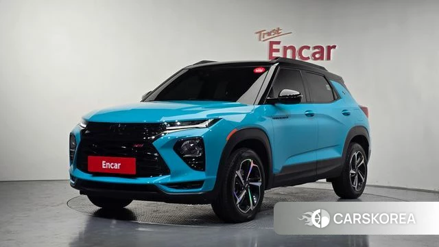 Chevrolet (GM Daewoo) Trailblazer 2021 Небесно-голубой из Кореи