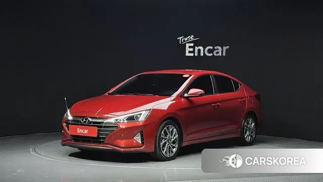 Hyundai The New Avante AD 2018 Красный из Кореи