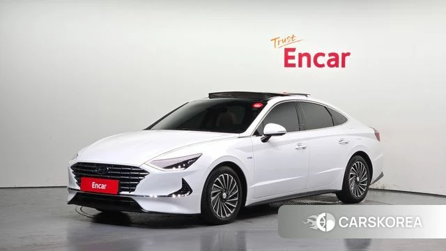 Hyundai Sonata Hybrid (DN8) 2019 Белый из Кореи
