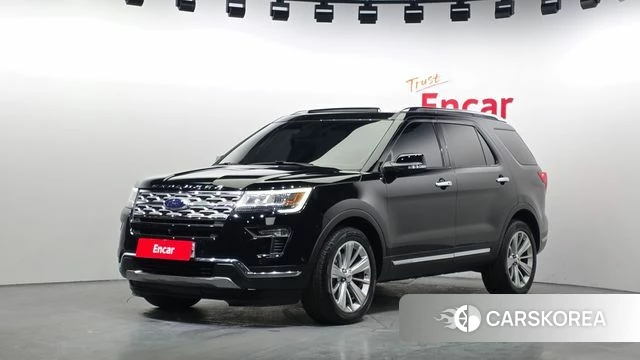 Ford Explorer 2018 Черный из Кореи