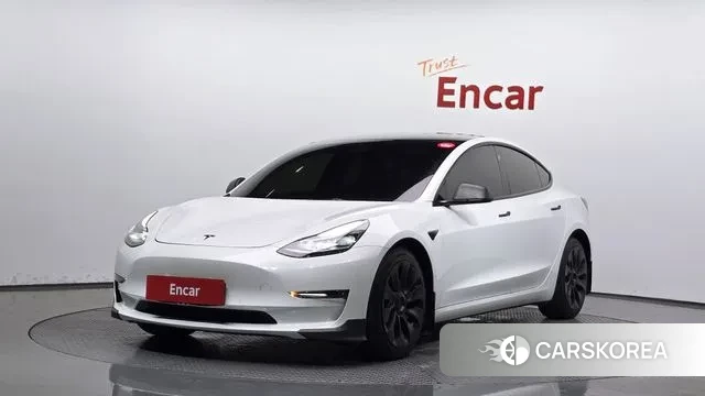 Tesla Model 3 2022 Белый из Кореи