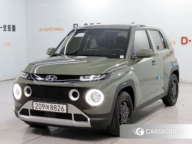 Hyundai Casper 2022 Светло-зеленый из Кореи