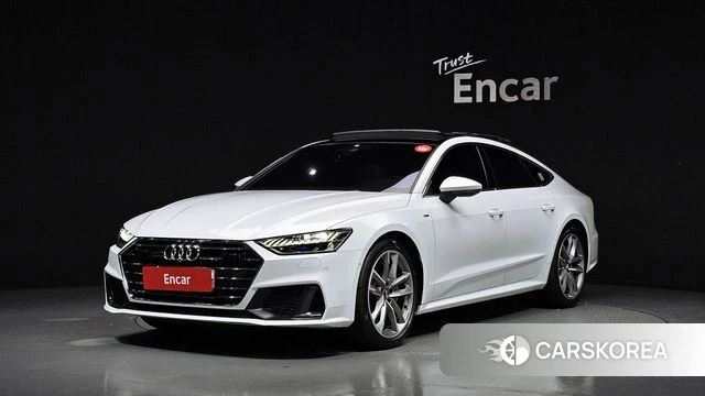 Audi A7 (4K) 2020 Белый из Кореи