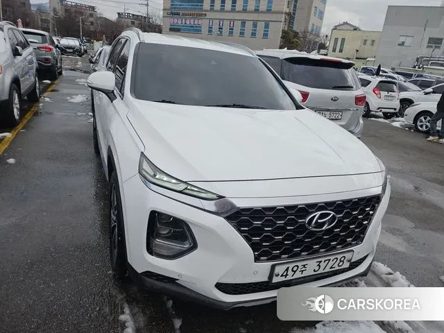 Hyundai Santa Fe TM 2019 Белый из Кореи