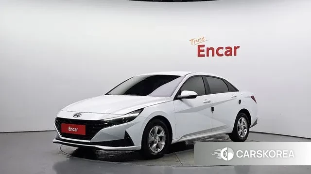 Hyundai Avante (CN7) 2021 Белый из Кореи