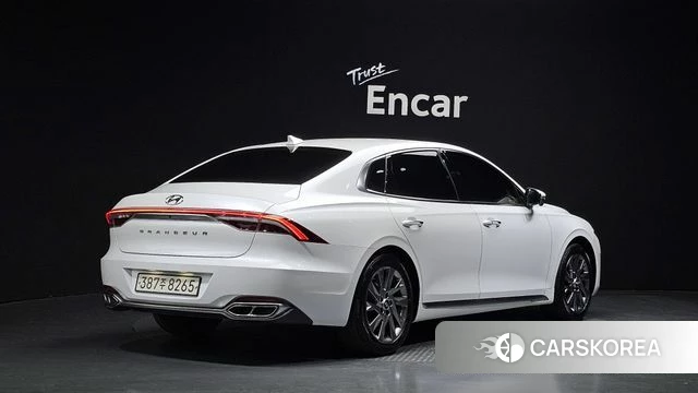 Hyundai The New Grandeur IG Hybrid 2020 Белый из Кореи