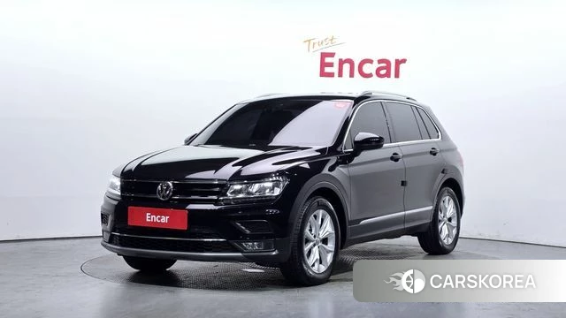 Volkswagen Tiguan second Generation 2020 Синий из Кореи