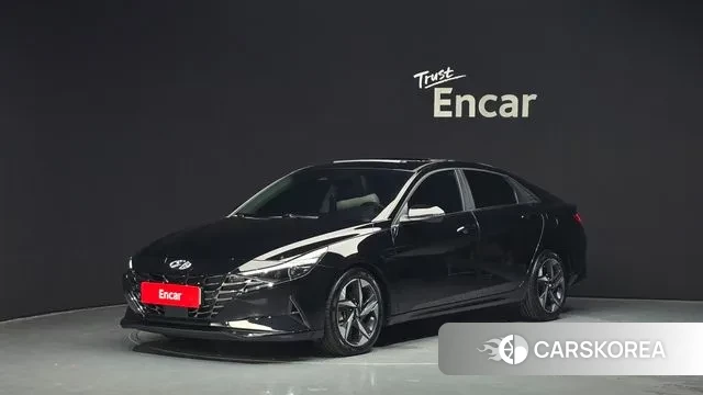 Hyundai Avante (CN7) 2022 Черный из Кореи