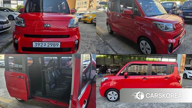 Kia The New Ray 2019 Красный из Кореи