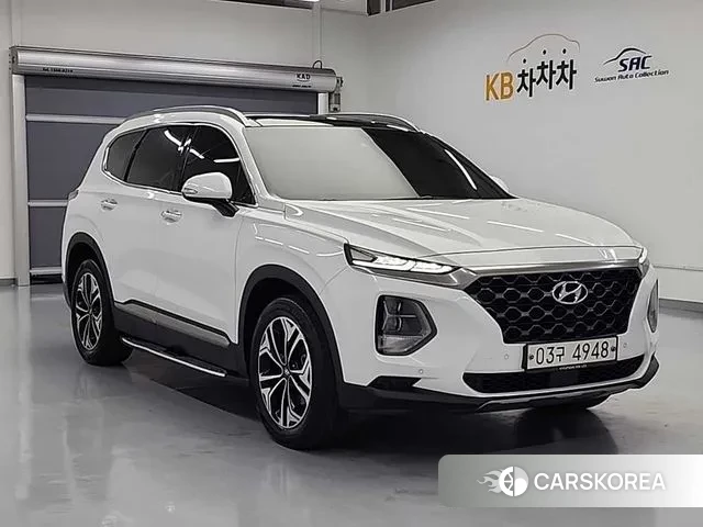 Hyundai Santa Fe TM 2018 Белый из Кореи