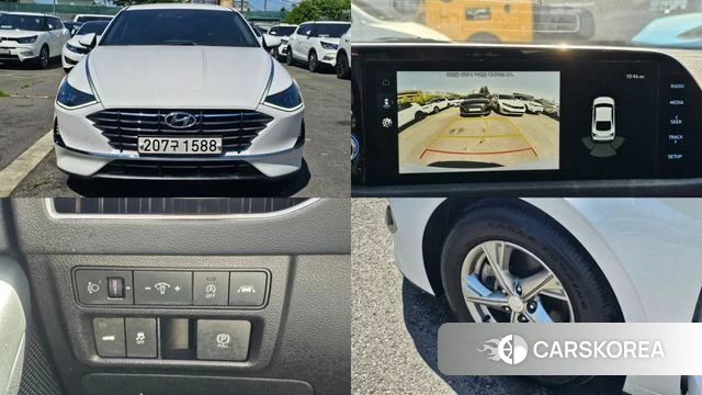 Hyundai Sonata (DN8) 2019 Белый из Кореи
