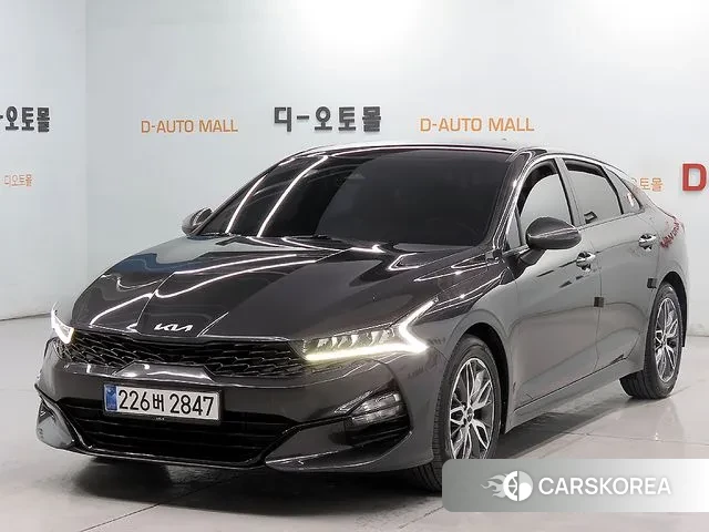 Kia K5 3rd generation 2021 Серый из Кореи