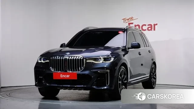 BMW X7 (G07) 2021 Серый из Кореи