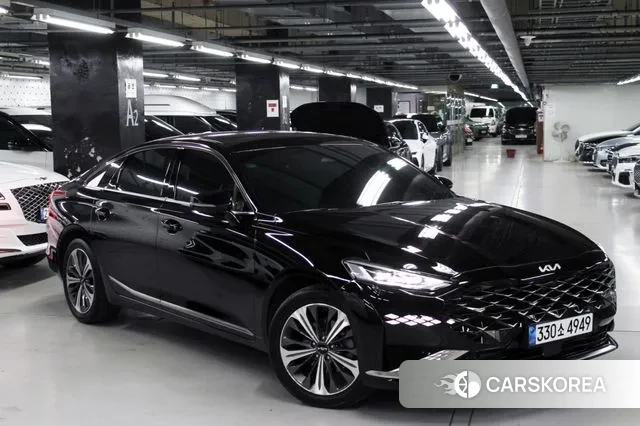 Kia K8 Hybrid 2023 Черный из Кореи