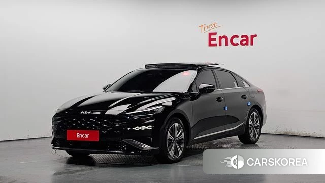 Kia K8 Hybrid 2024 Черный из Кореи