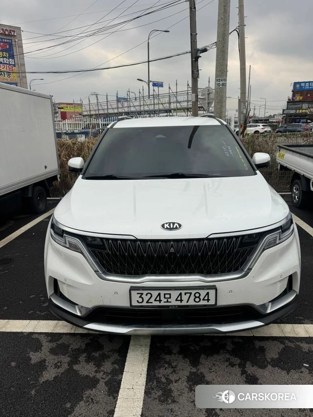 Kia Carnival 4th generation 2021 Белый из Кореи
