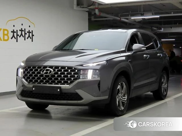 Hyundai The New Santa Fe 2022 Серый из Кореи