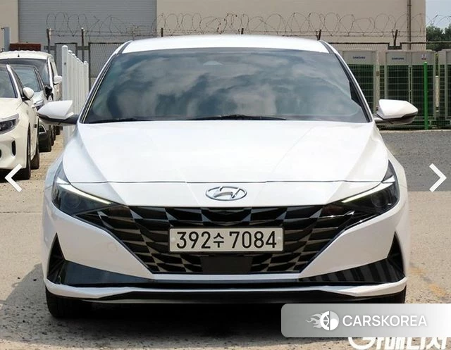 Hyundai Avante (CN7) 2020 Белый из Кореи