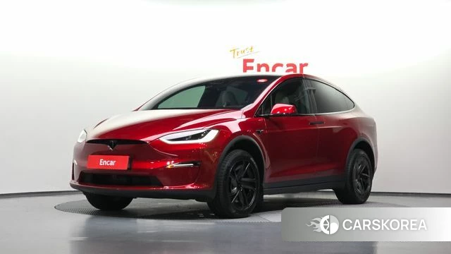 Tesla Model X 2026 Красный из Кореи