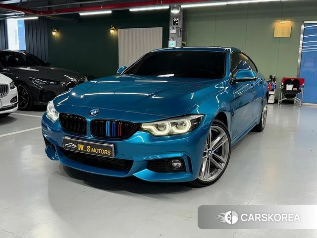 BMW 4 Series (F32) 2018 Синий из Кореи