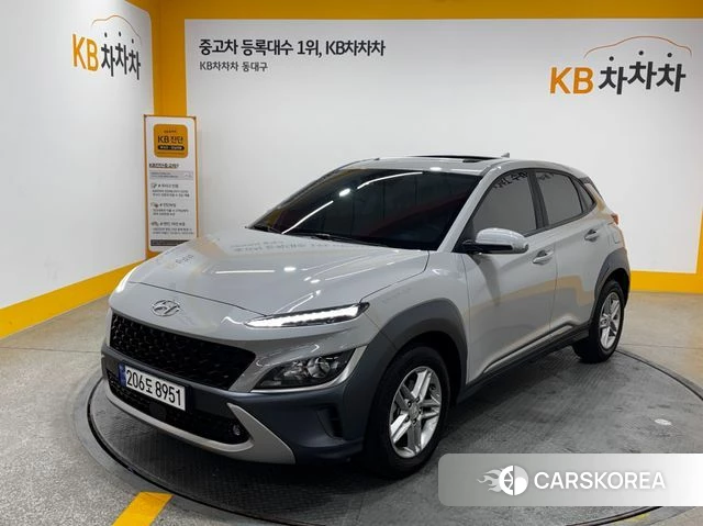 Hyundai The New Kona 2022 Серебристо-серый из Кореи