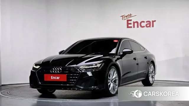 Audi A7 (4K) 2022 Черный из Кореи