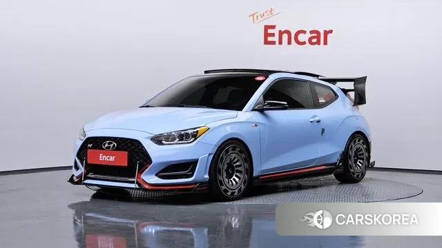 Hyundai Veloster (JS) 2018 Небесно-голубой из Кореи