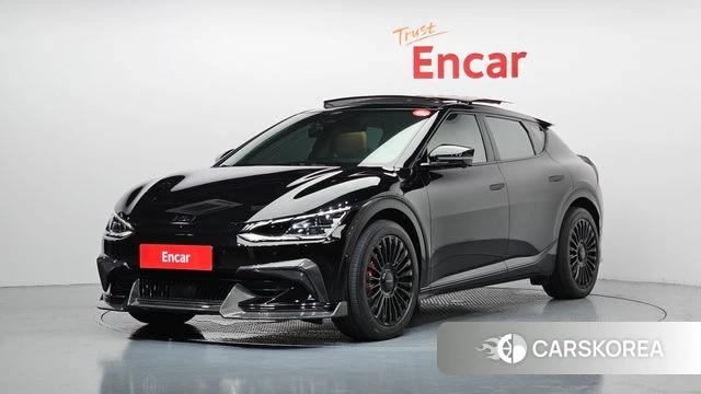 Kia EV6 2023 Черный из Кореи