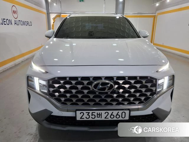 Hyundai The New Santa Fe 2023 Белый из Кореи