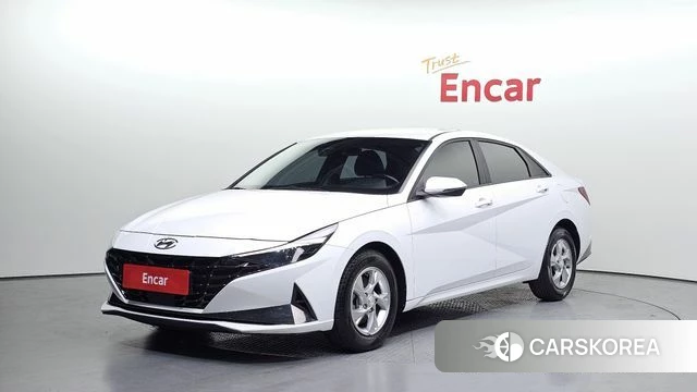 Hyundai Avante (CN7) 2021 Белый из Кореи