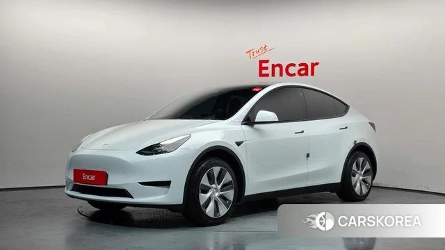 Tesla Model Y 2023 Белый из Кореи