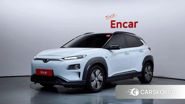 Hyundai Kona Electric 2019 Белый из Кореи