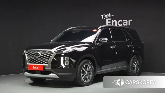 Hyundai Palisade 2021 Черный из Кореи