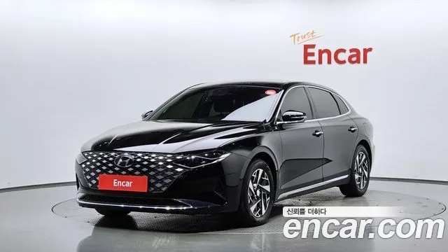 Hyundai The New Grandeur IG Hybrid 2021 Черный из Кореи
