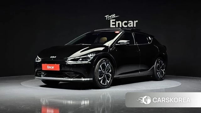 Kia EV6 2023 Черный из Кореи