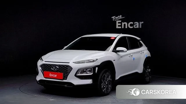 Hyundai Kona Hybrid 2020 Белый из Кореи