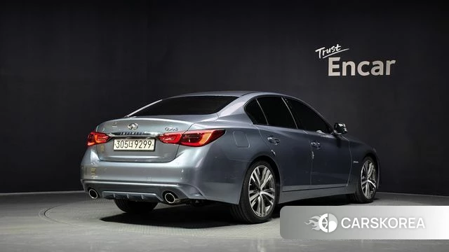 Infiniti Q50 2018 Небесно-голубой из Кореи