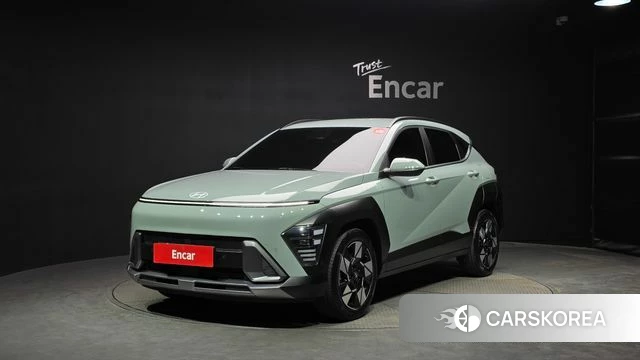 Hyundai Kona (SX2) 2024 Зеленый из Кореи