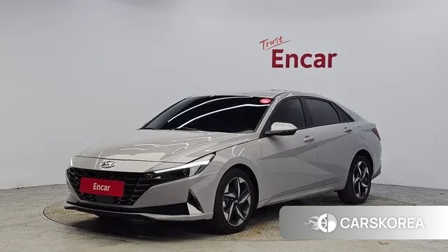 Hyundai Avante (CN7) 2023 Серебристо-серый из Кореи