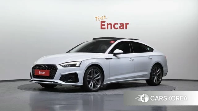 Audi A5 (F5) 2021 Белый из Кореи
