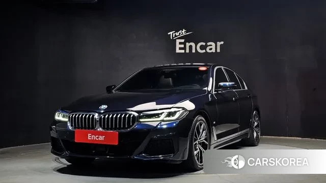 BMW 5 Series (G30) 2022 Черный из Кореи