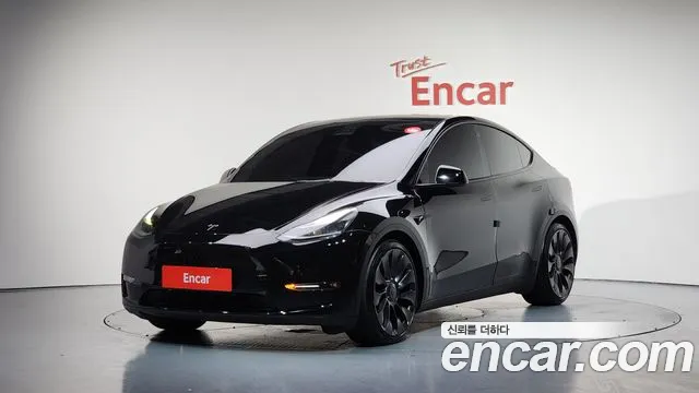 Tesla Model Y 2021 Черный из Кореи
