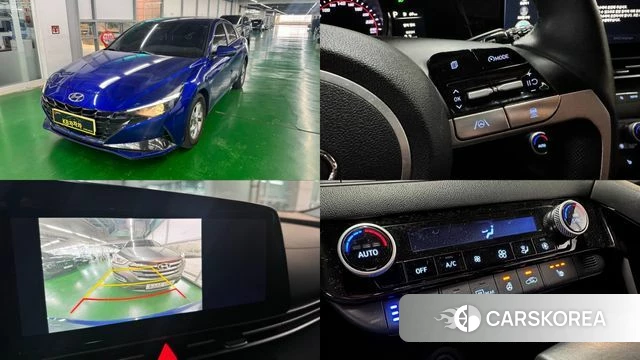 Hyundai Avante (CN7) 2020 Синий из Кореи