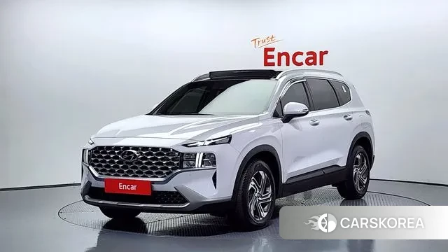 Hyundai The New Santa Fe 2021 Серебристо-серый из Кореи