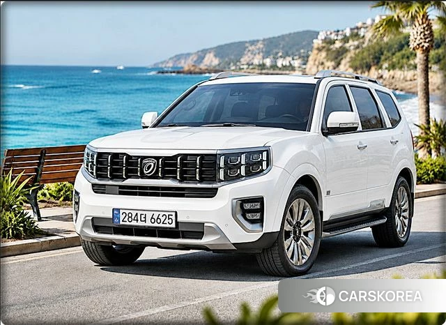 Kia Mohave Master 2021 Белый из Кореи