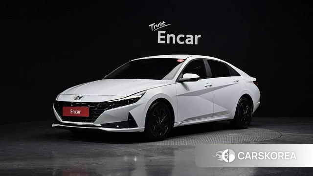 Hyundai Avante (CN7) 2020 Белый из Кореи