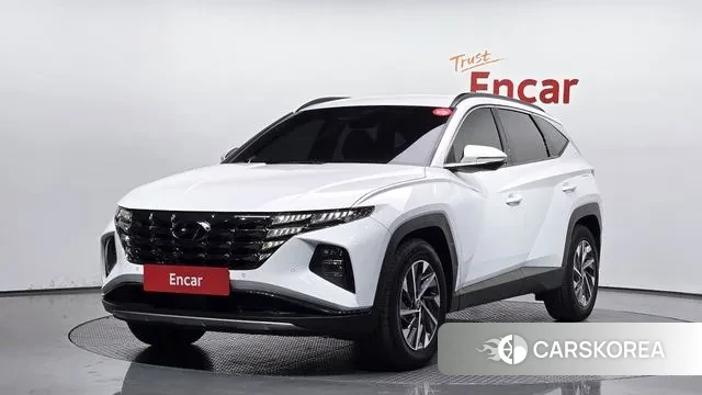 Hyundai Tucson Hybrid (NX4) 2021 Белый из Кореи